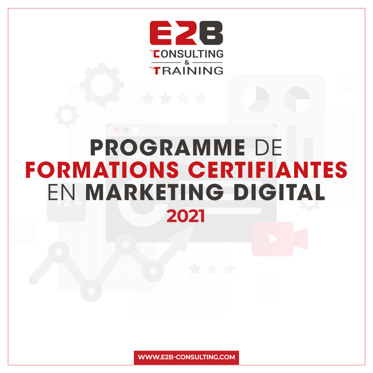 Programme de formations certifiantes en Marketing Digital