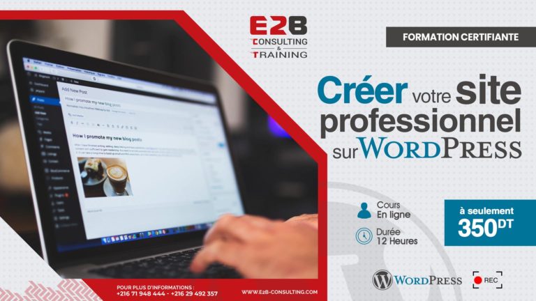 Créer votre site professionnel sur WordPress